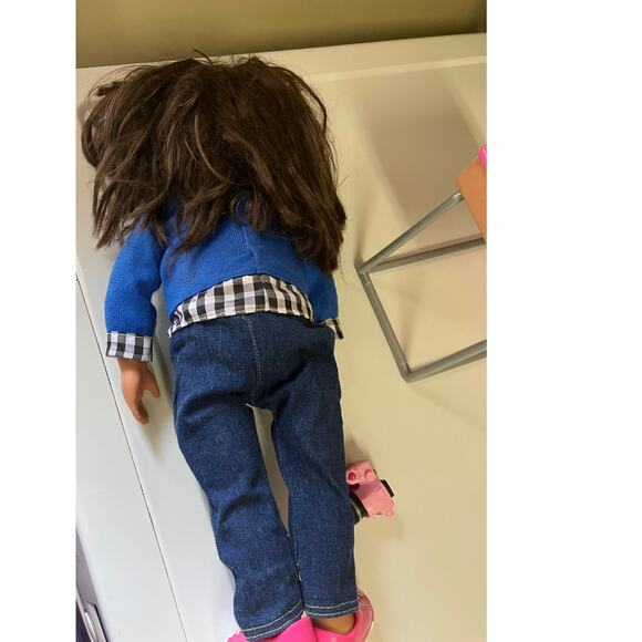 Our Generation 18” Doll with Accessories Outfits Suitcase Desk Camera Clothes - Picture 3 of 14